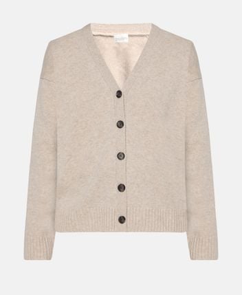 Wool-cashmere blend cardigan