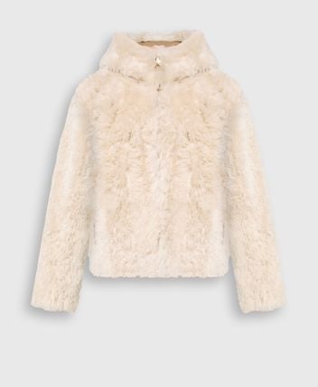 Reversible shearling jacket