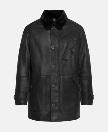 Leather coat