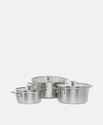 Cooking pot set, 6 pcs.