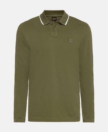 Long-sleeved polo shirt