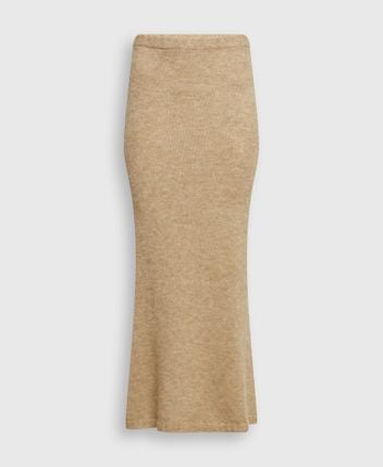 Wool-blend skirt