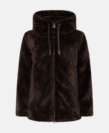 Faux fur jacket