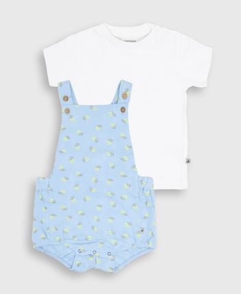 Dungarees with shirt