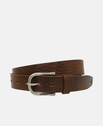 Leather belt