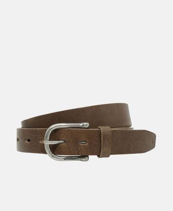 Leather belt