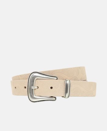 Leather belt