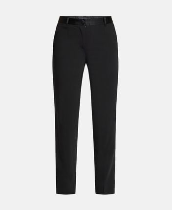 Wool-blend trousers