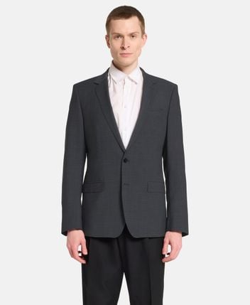 Wool-blend suit jacket