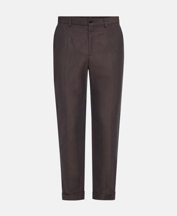 Linen-blend trousers G611AT