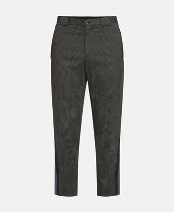 Wool-blend trousers