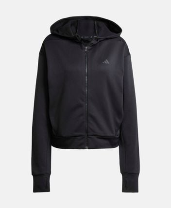 Hooded sweat jacket