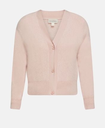 Wool-cashmere blend cardigan