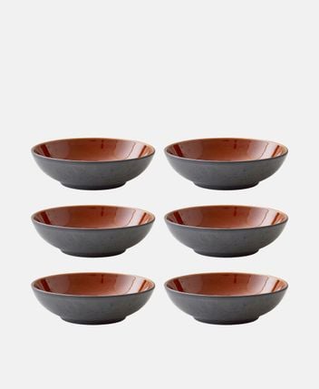 Pasta plates, set of 6