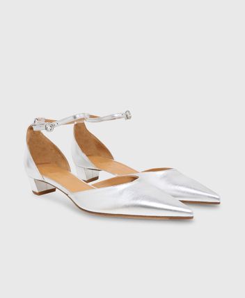 Ankle strap pump