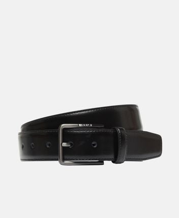Leather belt