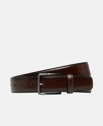 Leather belt