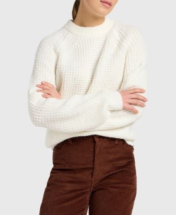 Wool-blend pullover