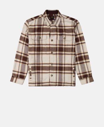 Wool-blend overshirt