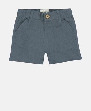 Linen-blend shorts