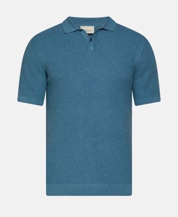 Knitted polo shirt