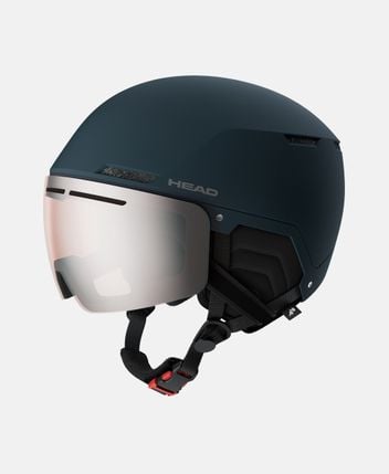 Ski helmet and goggles set