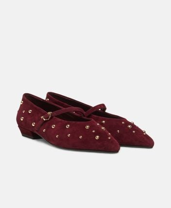 Ballerina flat with straps