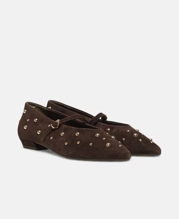 Ballerina flat with straps