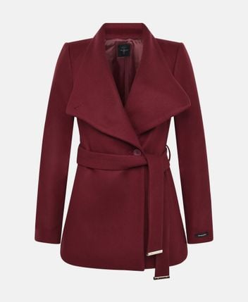 Wool-blend short coat Poppyss