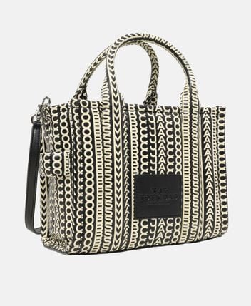 Leather tote bag