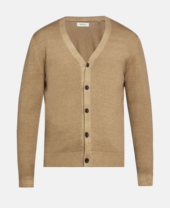 Wool-blend cardigan