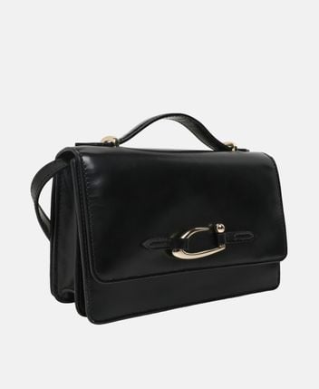 Leather cross body bag Nara Mangrove