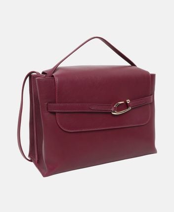 Leather shoulder bag Cora