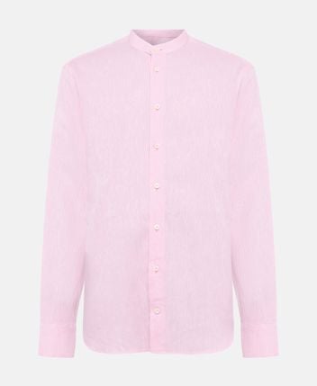 Linen-blend long-sleeved shirt - tailored fit Rem