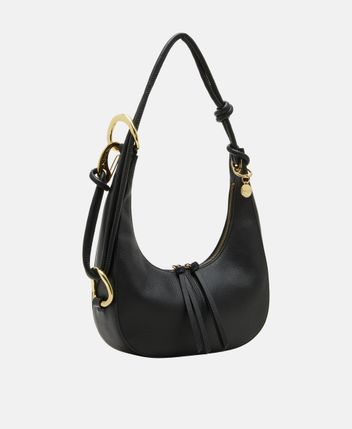 Leather shoulder bag