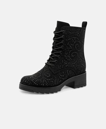 Lace-up ankle boot