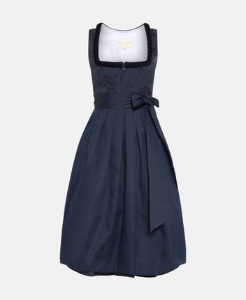 Linen-blend Dirndl with apron