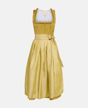 Linen-blend Dirndl with apron