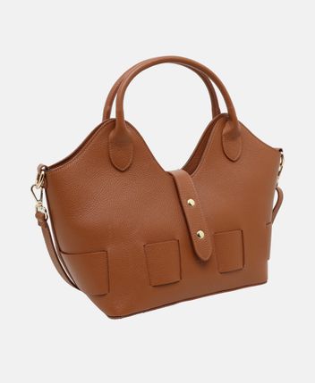 Leather handbag Soho