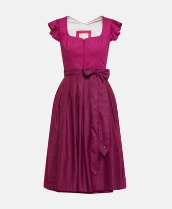 Linen Dirndl with apron Sunja