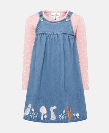 Dress & long sleeved top