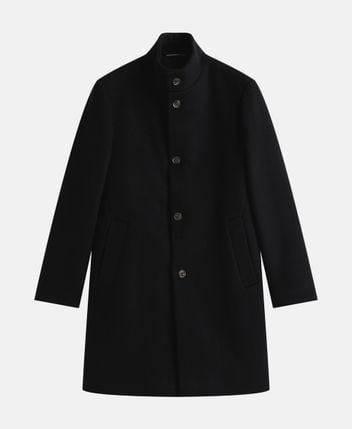 Wool-blend coat