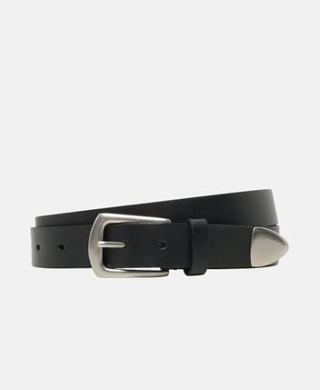 Leather belt