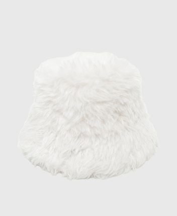 Faux fur bucket hat