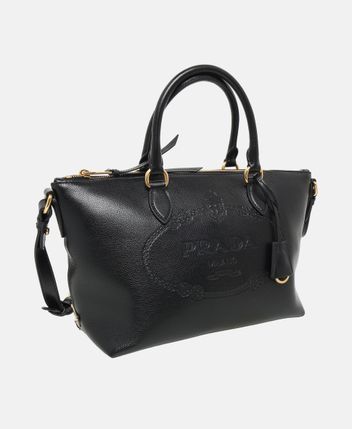 Leather handbag Glace