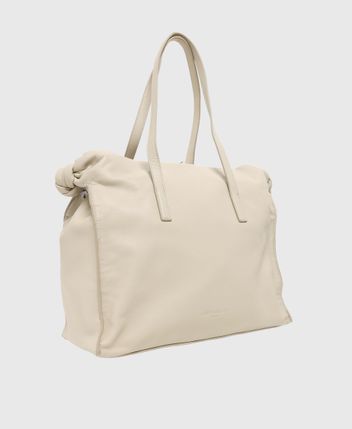Leather shopper