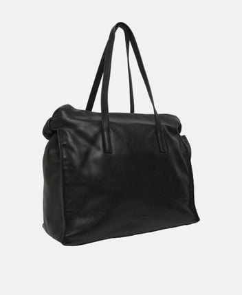 Leather shopper