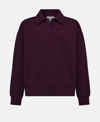 Long-sleeved polo shirt