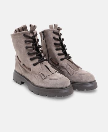 Lace-up ankle boot