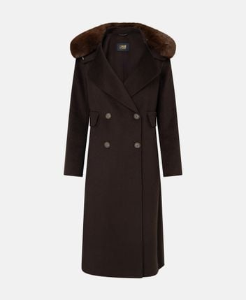 Wool-blend coat